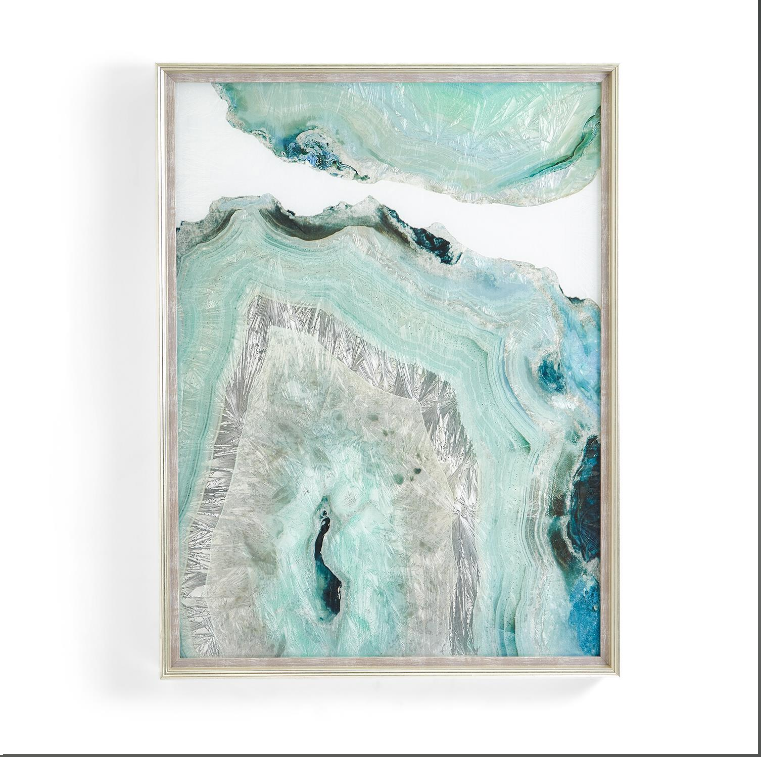 Agate Artwork 23 3/4" W x 2" D x 31 1/2" H