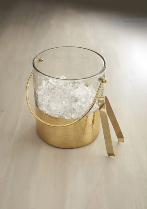 Gold Ice Bucket Set