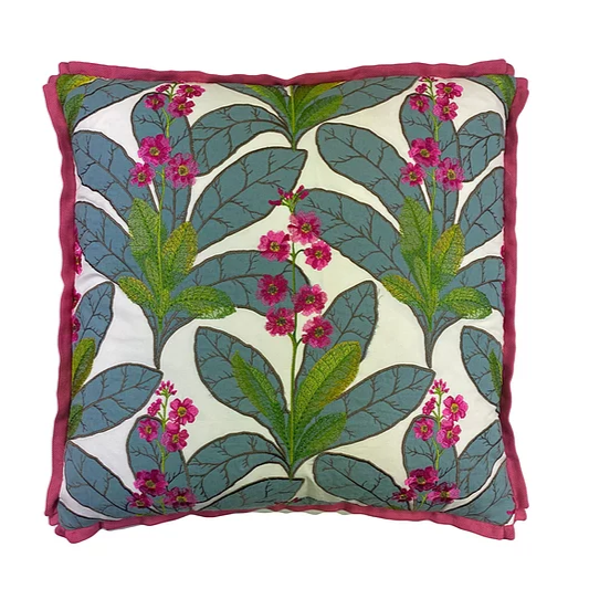 Pair of Hilo Fuschia 22 x 22 Toss Pillow