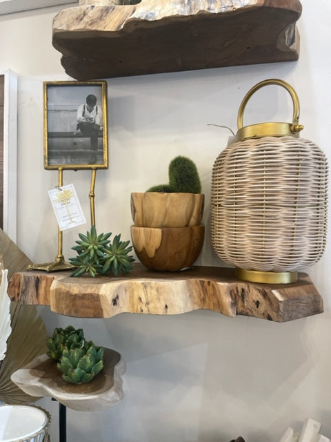 23.6 " x 9.8 Live Edge Shelf