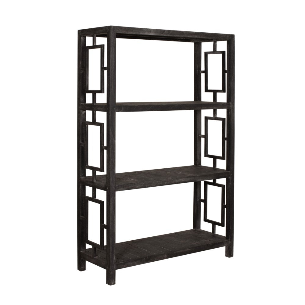 Tall Black Shelf unit