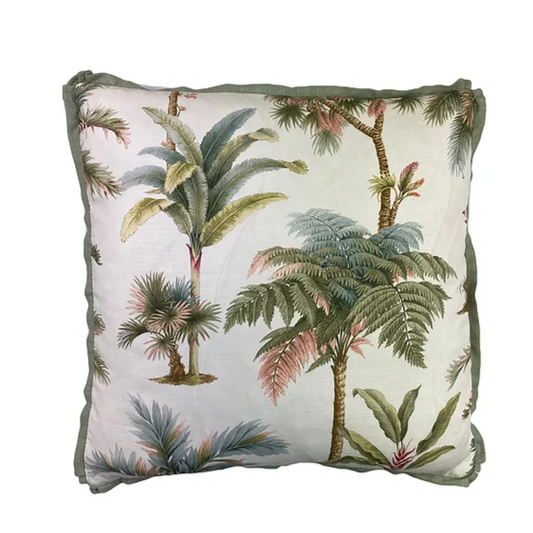 Pair of Palmaverde Dawn Tropical 22 x 22 Toss Pillow