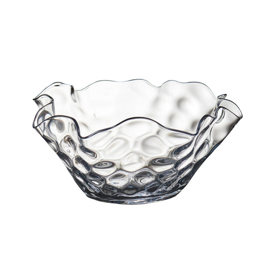 Small Clear Dimpled Bowl