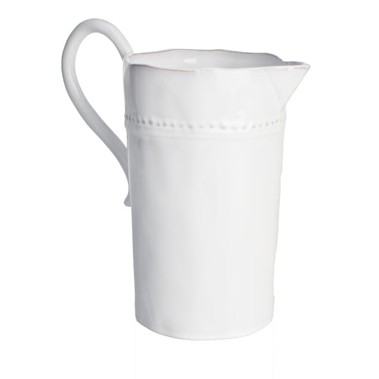 Beaded  Ceramic Pitcher