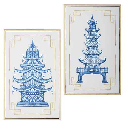 Blue Pagoda Mini Box Images
