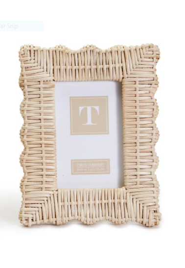 Wicker Weave 4 x 6 Photo Frame
