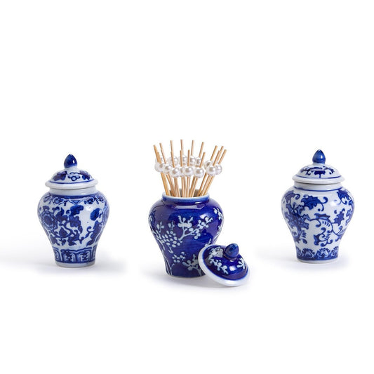 Ginger Jar Toothpick Holders