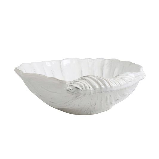 Acquatico White Large Clam Shell