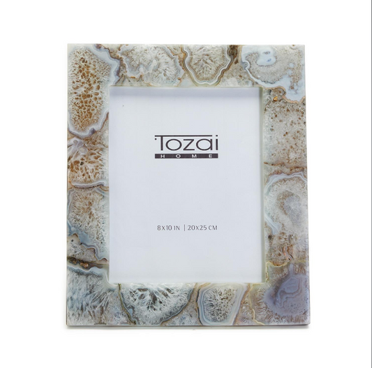 Natural Agate 8x10 Frame in Gift Box