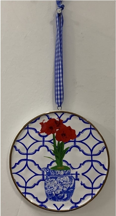 Amaryllis Ornament by Debi Vincent