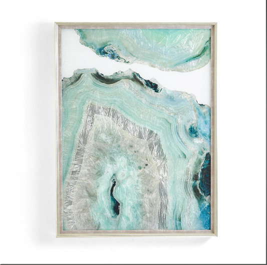 Agate Artwork 23 3/4" W x 2" D x 31 1/2" H