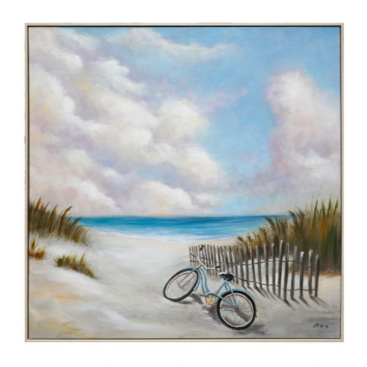 Beach Bike Canvas 40 x 40