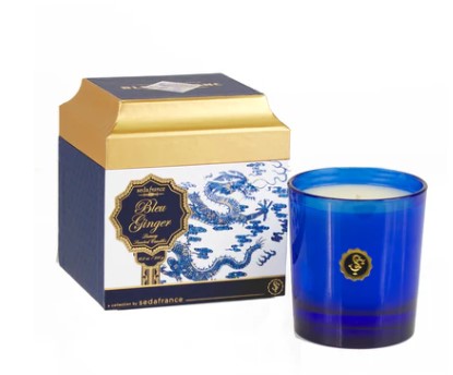 Bleu Et Blanc Bleu Ginger Boxed Candle