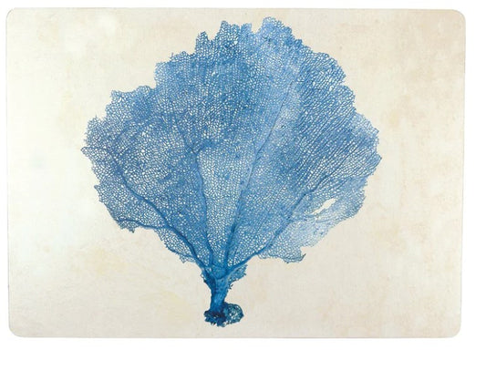 Blue Sea Fan Placemats set of 4