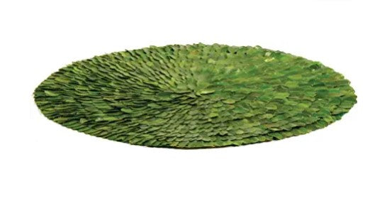 Real Boxwood Round Placemats