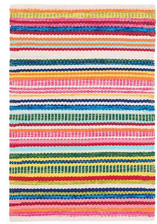 Bright Stripe Indoor/out Rug 2x3