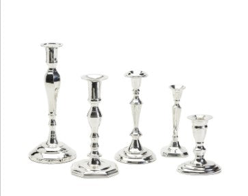 Set of five Candlestick holders