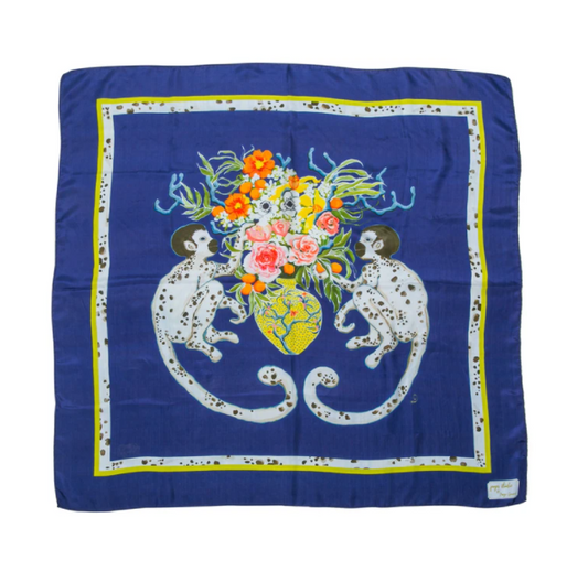 Monkeying Around Silk Scarf