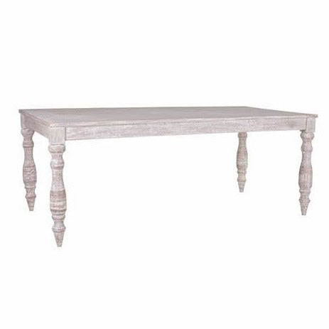 Charleston Dining Table White Wash