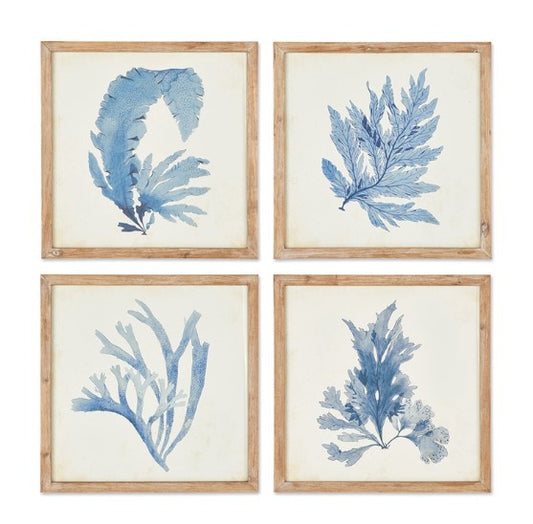 Coral Watercolor Prints 24x24