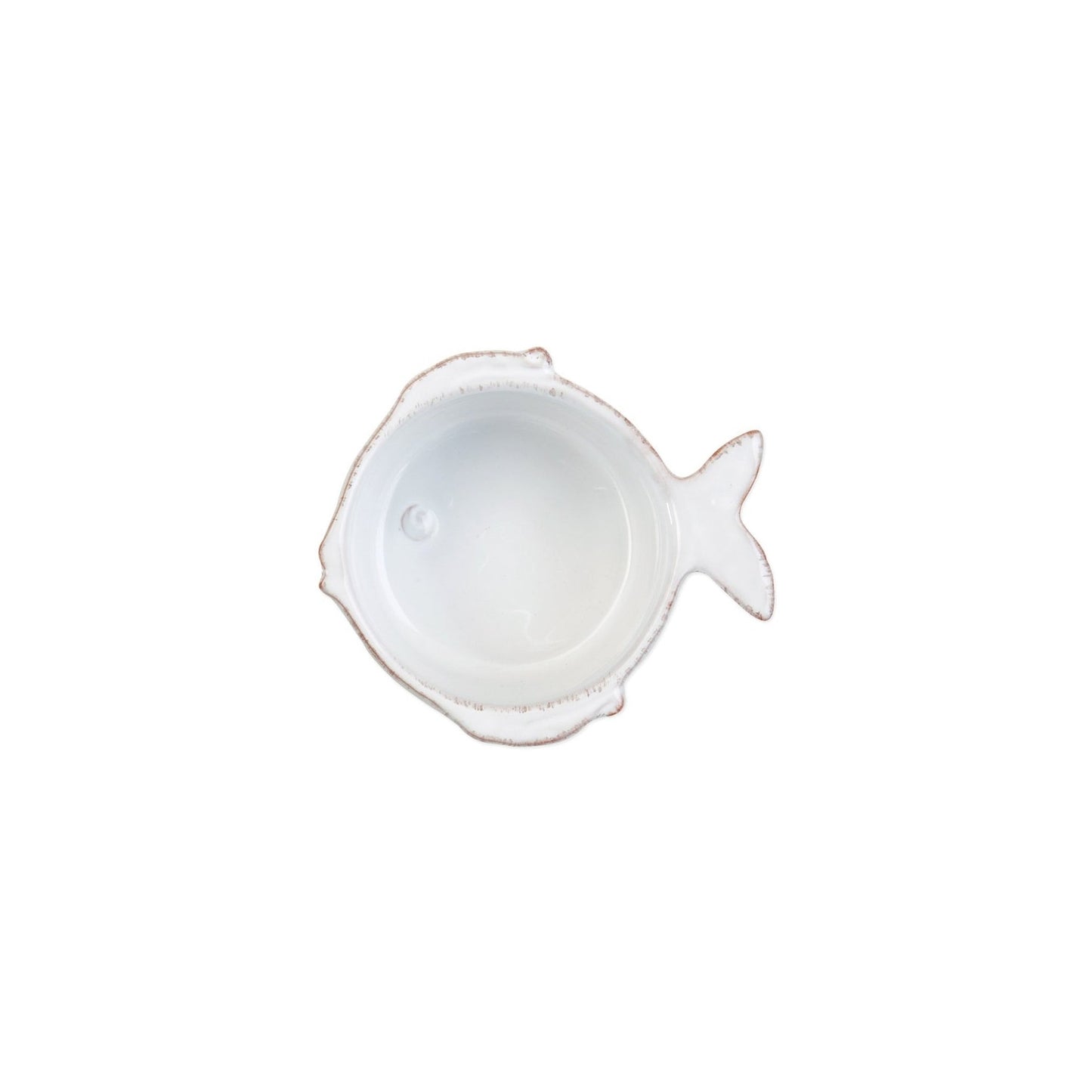 Lastra Fish White Condiment Bowl