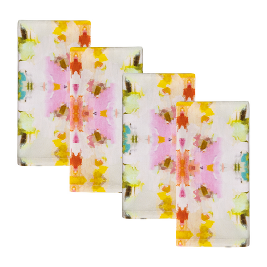 Set of four Giverny Dinner Napkins