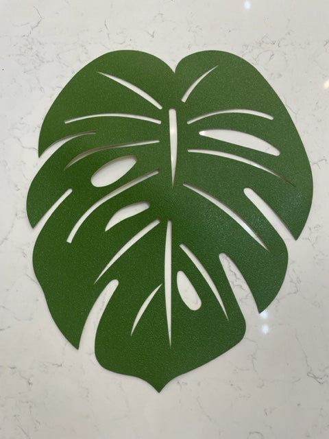 Green Monstera Leaf Placemat