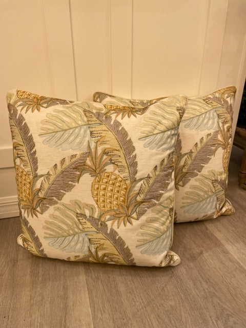 Set of Pineapple Pillows 22 x 22