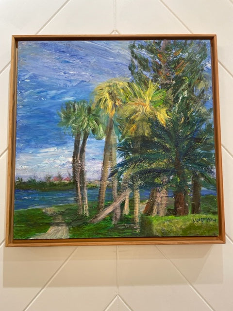 Original Artwork 10 x 10 oil painting Delray Beach