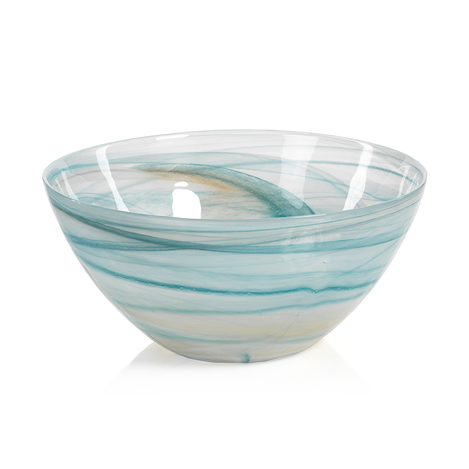 Lagoon Alabaster Glass Bowl Large
