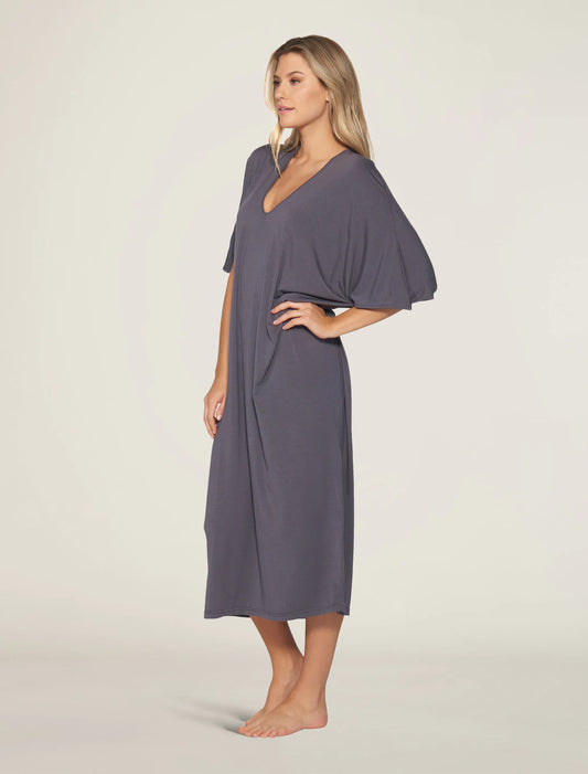 Luxe Milk Jersey Caftan Graphite