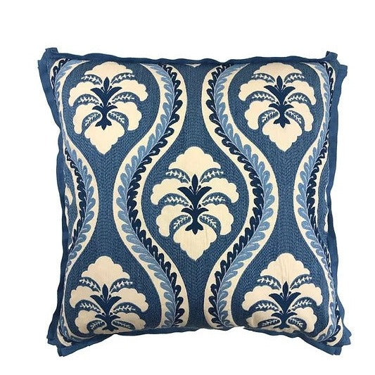 Pair of Maxwell Delft 22 x 22 Toss Pillows