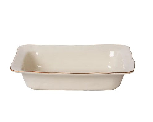 Medium Rectangle Baker Ivory