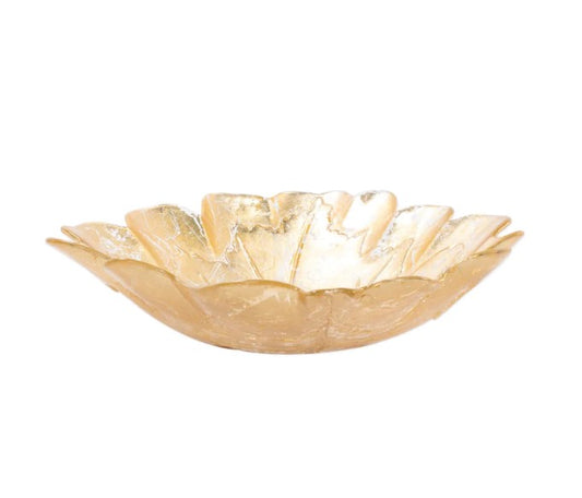 Moon Glass Leaf Medium Bowl