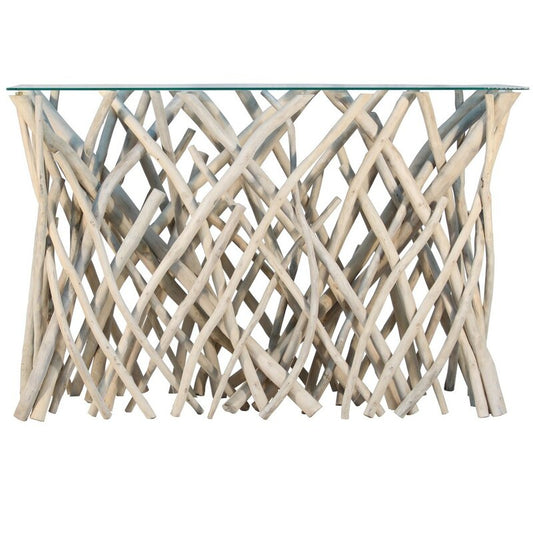 Natural Branch Console Table
