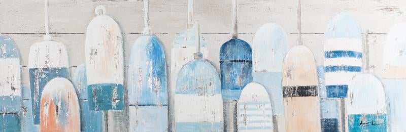 Buoys 60 w x 20 h Canvas Artwork