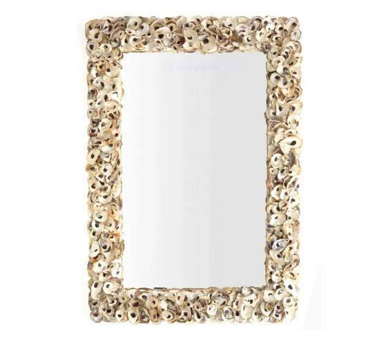 Oyster Bay Rectangular Shell Mirror