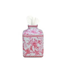 Pink Ceramic Tissue Holder