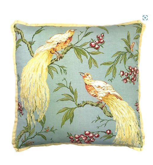 Pair of Plume Spring 22x22 Toss Pillows