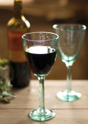 Recycled Wine Glass