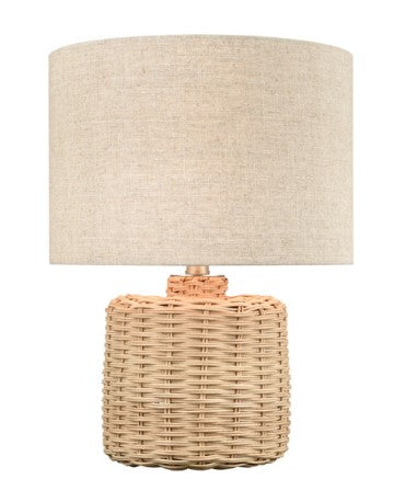 Rattan 18" Table Lamp