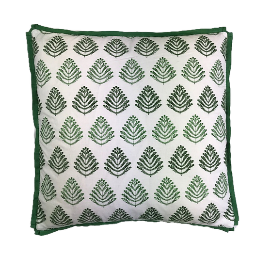 Royal Fern Leaf 22 x 22 Toss Pillow