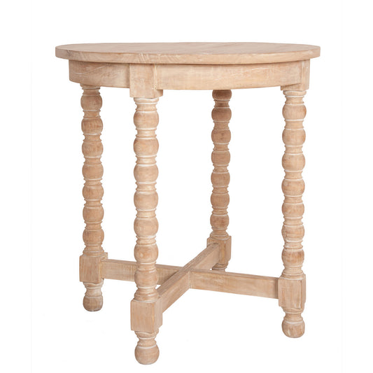 Round  22" Natural Accent Table