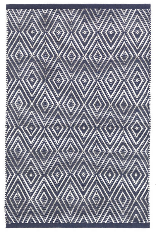 Diamond Nvy Indoor/out 2x3