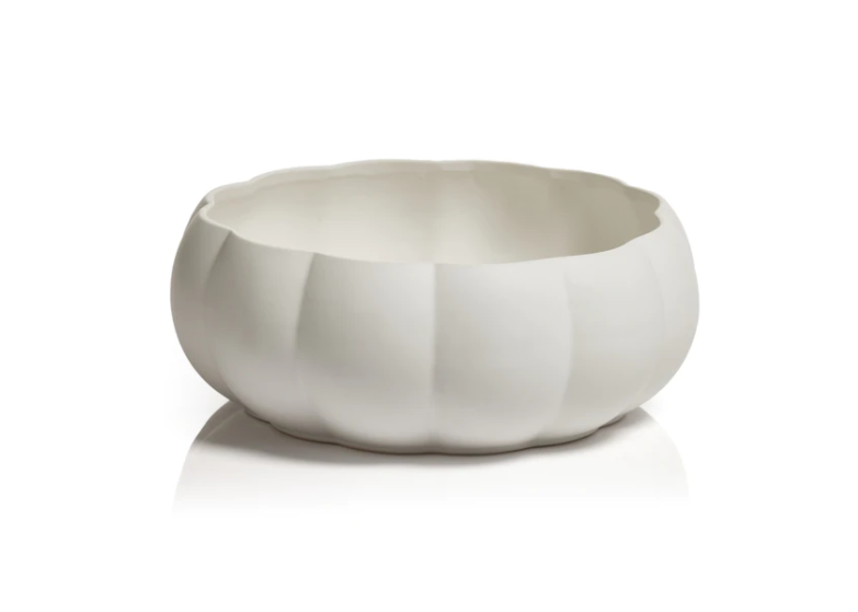 Medium Scalloped Cermaic Bowl