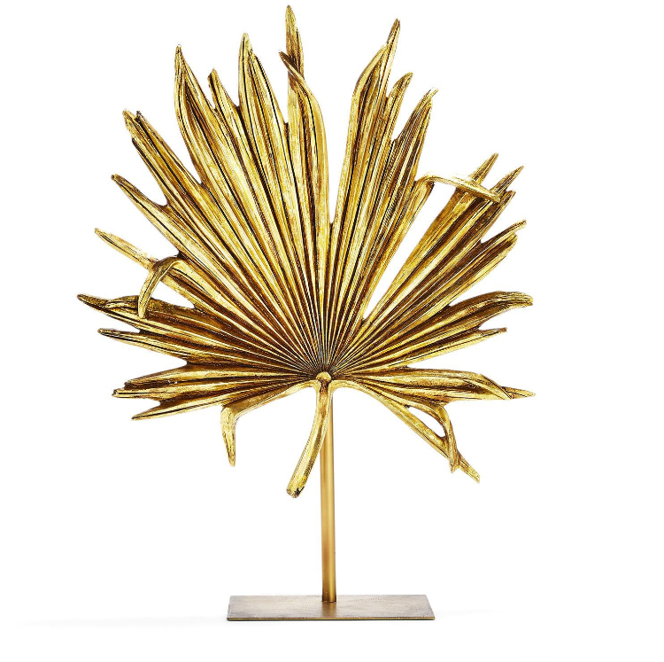 Gold Leaf on Stand 25 3/4 " Tall