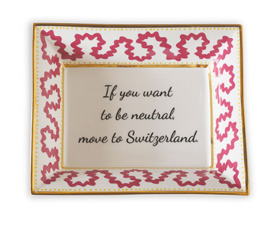 Switzerland Plate