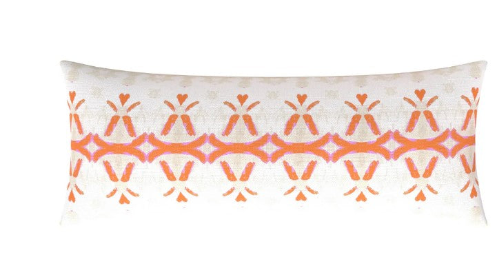 14 x 36 Orange Lumbar Pillow