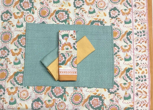 Tilly Block Table Cloth 60 x 120