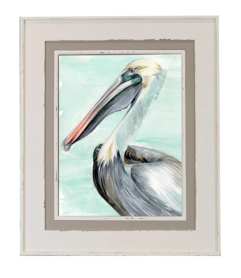 Turquoise Pelican II 32x38